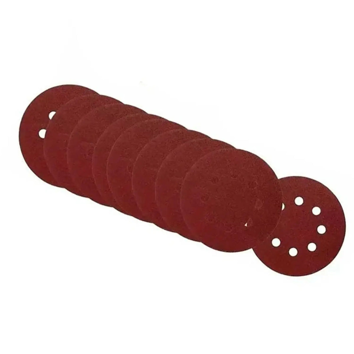 10 Discos Lija Velcro 125mm Grano 40 Makita D-54499 40