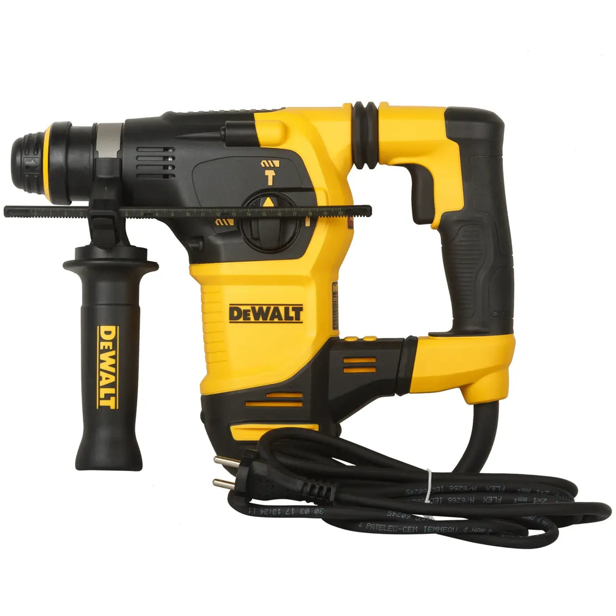 Rotomartillo Dewalt Sds Plus + 25 Sds Brocas Gratis Amarillo 50 Hz / 60 Hz
