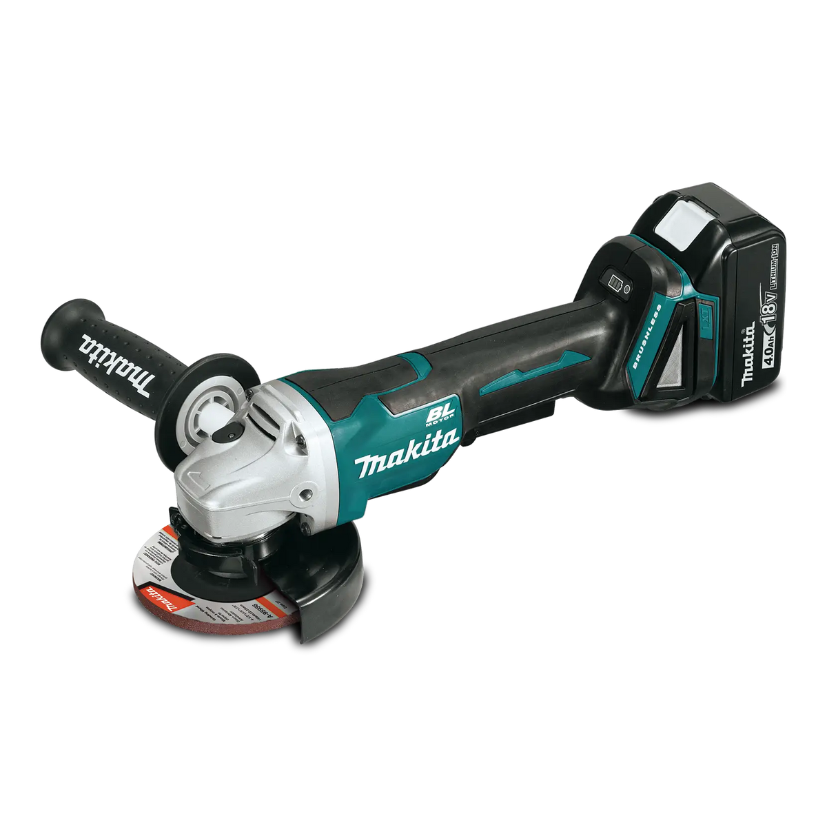 Esmeril Inalámbrico Makita 18v H. Muerto Brushless Dga458z  Turquesa