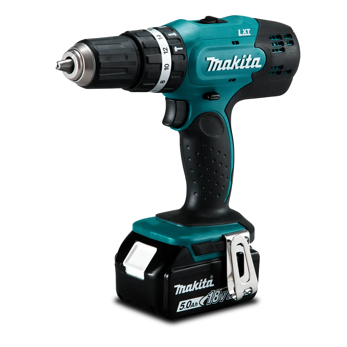 Taladro Percutor Atornillador 13mm 18v Makita Dhp453sye Turquesa