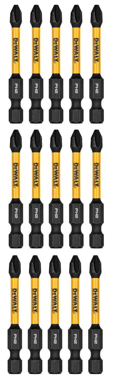 Set 15 Puntas Phillips Impacto 2-1/4'' Dewalt Dwaf2ph2ir15