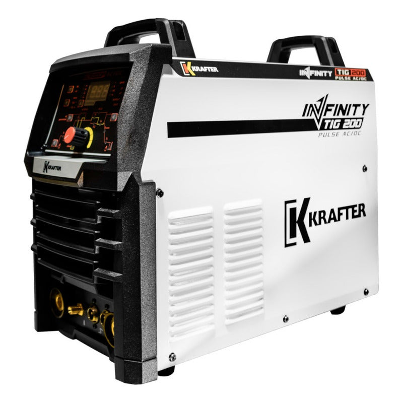 Soldadora Tig Infinity 200a Pulse Ac/dc Krafter Blanco