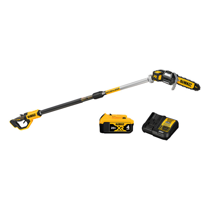 Kit Podadora Altura Inalámbrica Dewalt Dcps620m1 + Bat 5 Ah Amarillo/negro/palteado