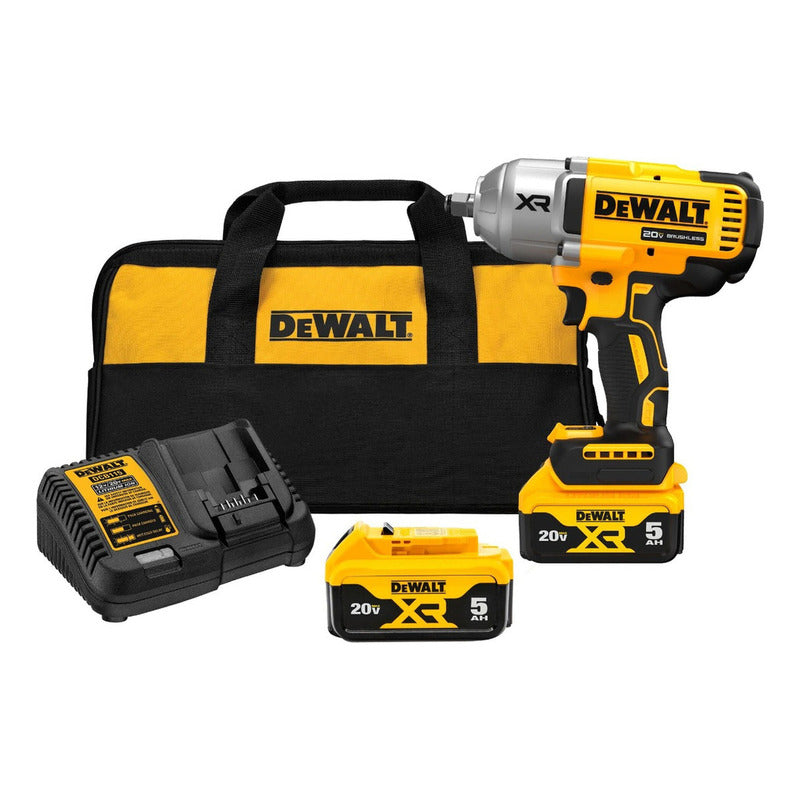 Llave De Impacto Inalambrica 1/2 Dewalt 1396nm Dcf900p2 Color Amarillo