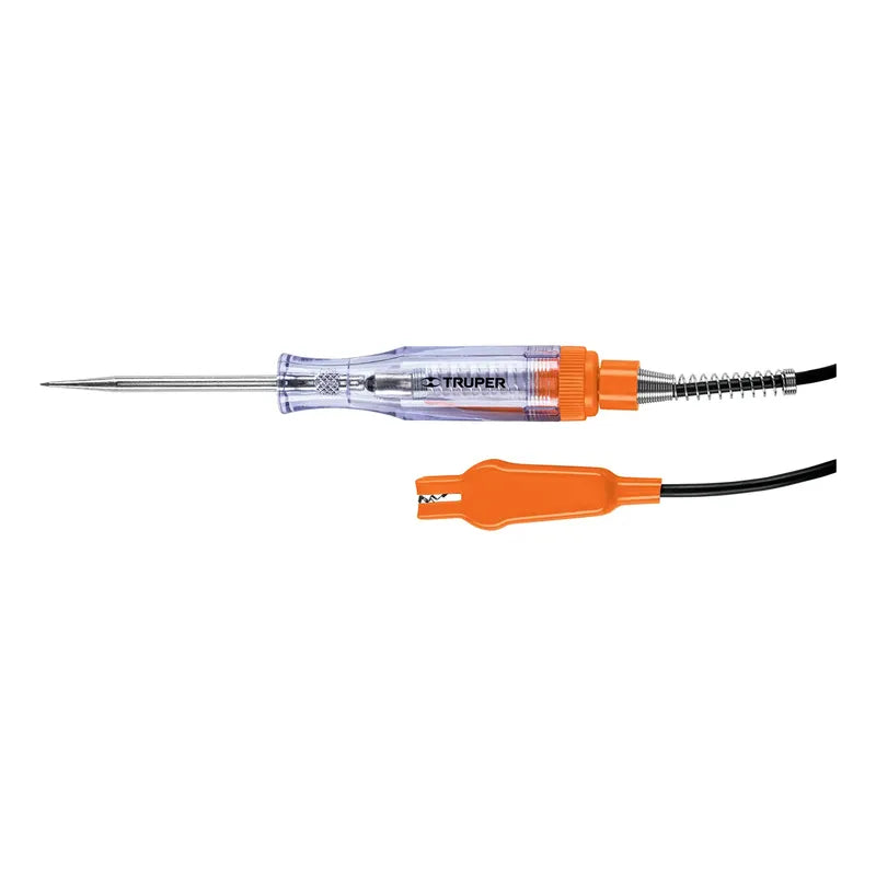 Probador Corriente Directa 14cm C/caimán Truper 13987