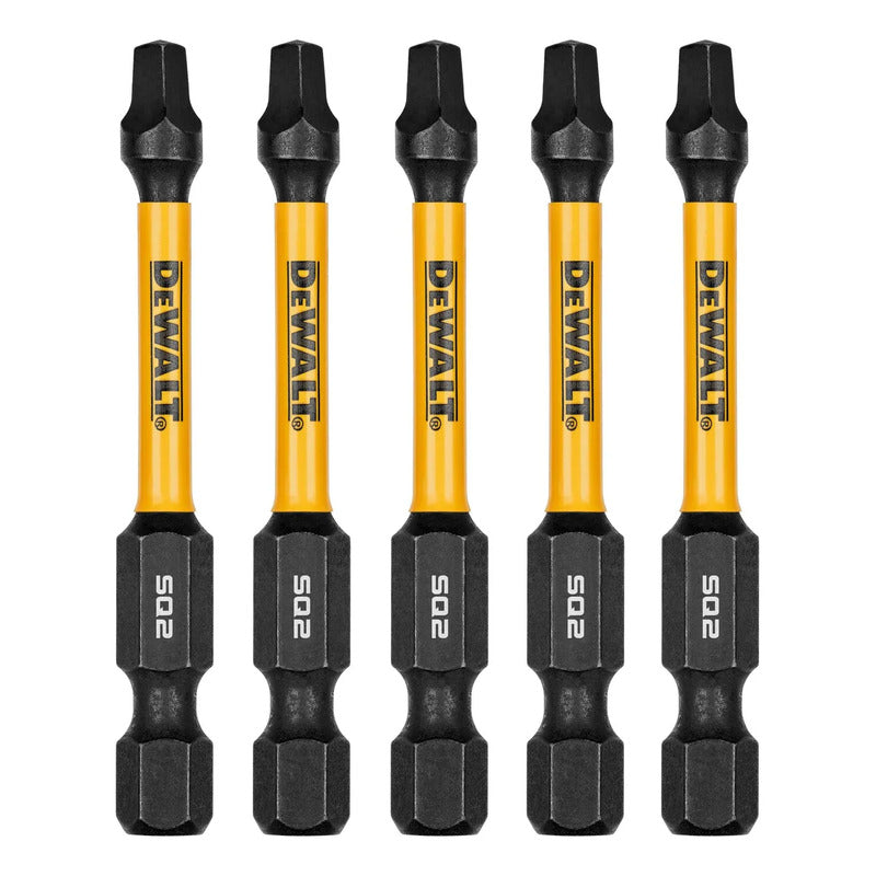 Puntas Flextorq Sq2 - 2-1/4'' (57.15mm) 5 Pzas - Dewalt