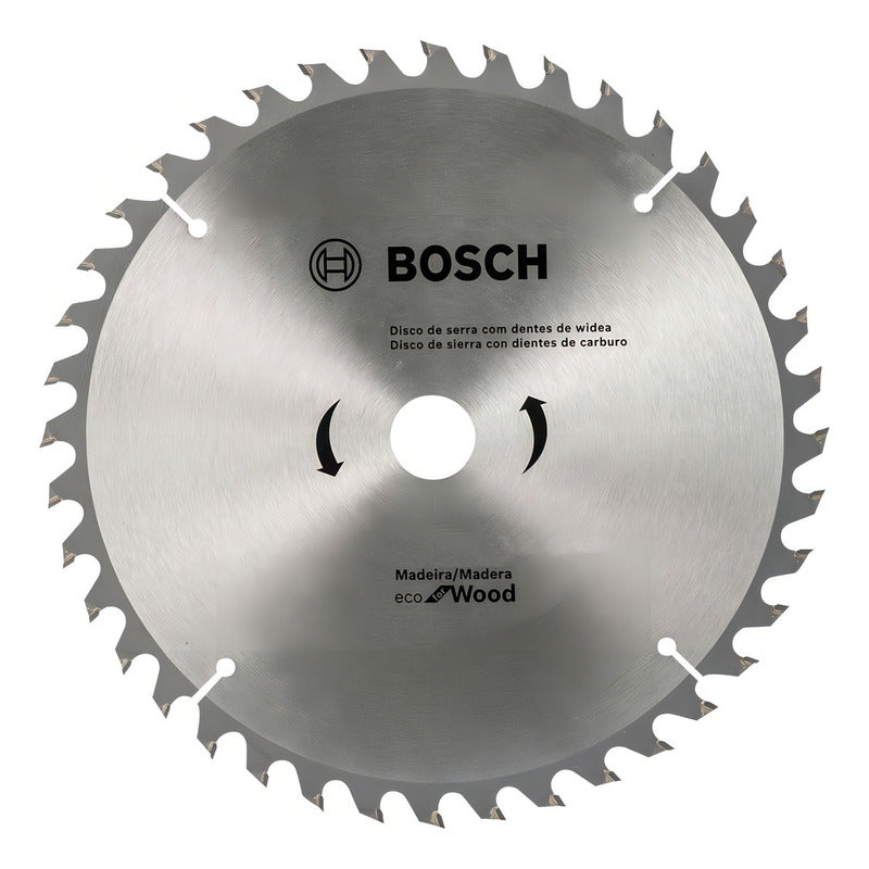 Disco De Sierra Bosch Eco Madera 184mm 7-1/4 X 40 D Plateado Plateado
