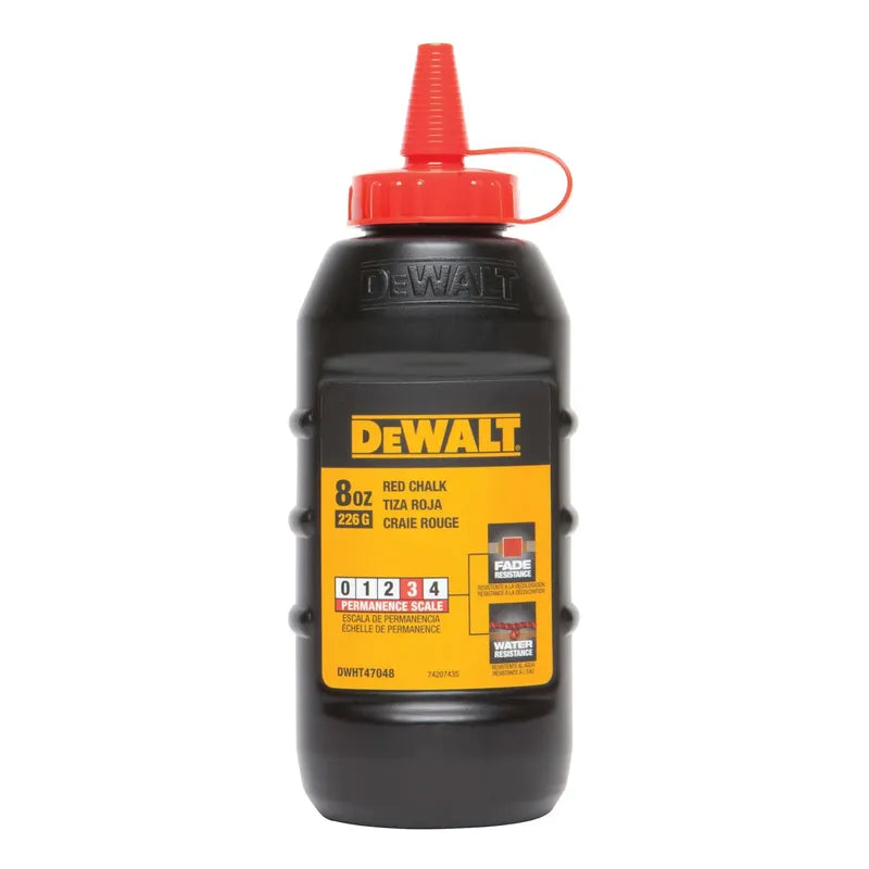 Tiza Roja Dewalt Dwht47048l Para Marcar 226g