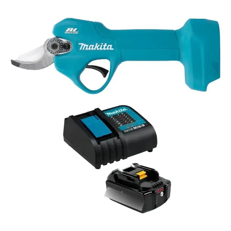 Kit Tijera Poda Inalámbrica 18v Car/bat 3ah Makita Dup181sf Azul Petróleo