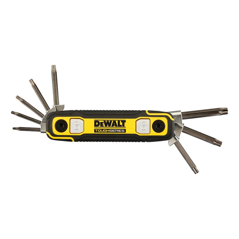 Llave Torx Plegable Dewalt Dwht70268 Amarillo/negro