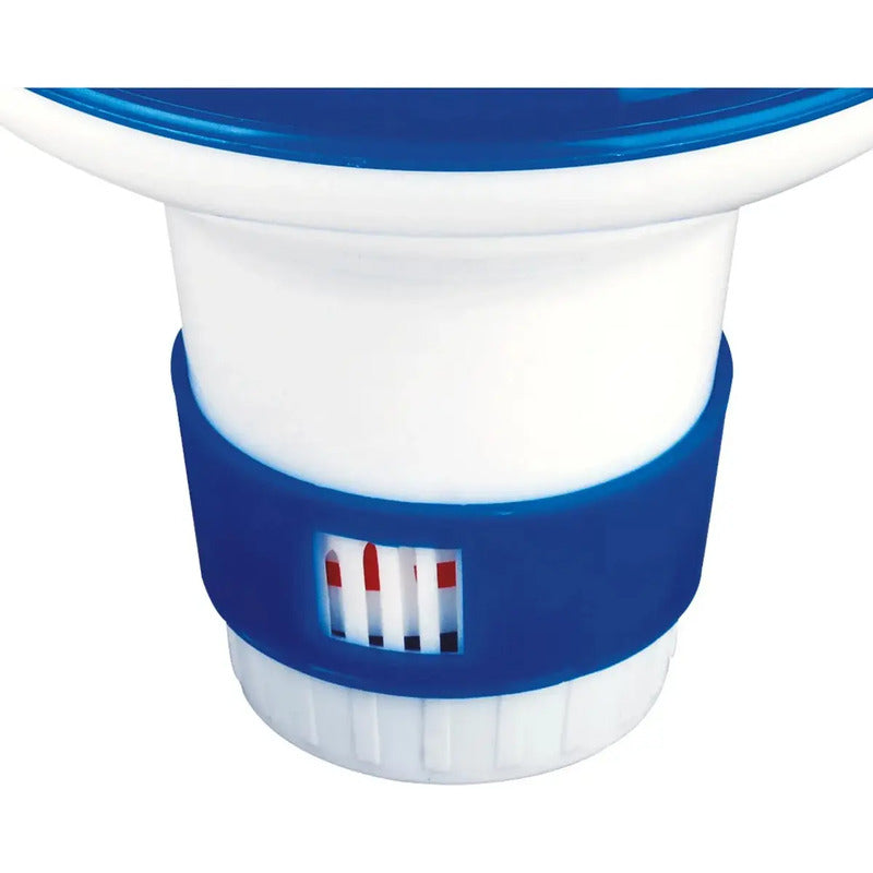 Dosificador Flowmak Flotante 12 Cm Diam Azul