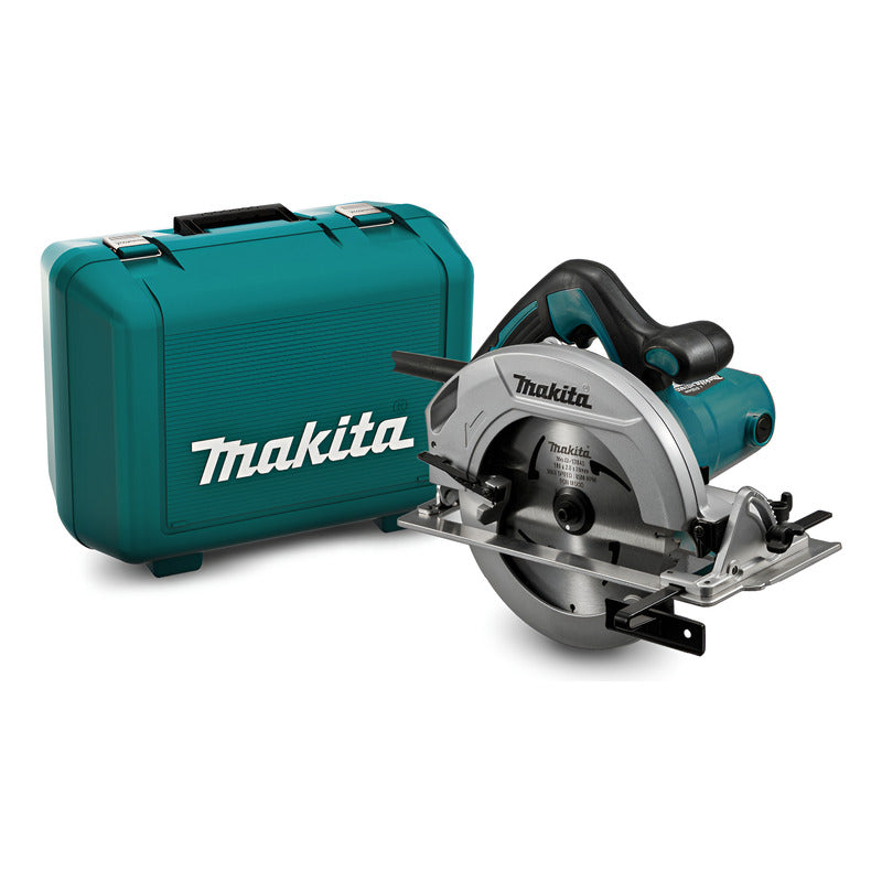 Sierra Circular Makita 7 1/4'' 1.200w Con Maleta Hs7600k  Verde Turquesa