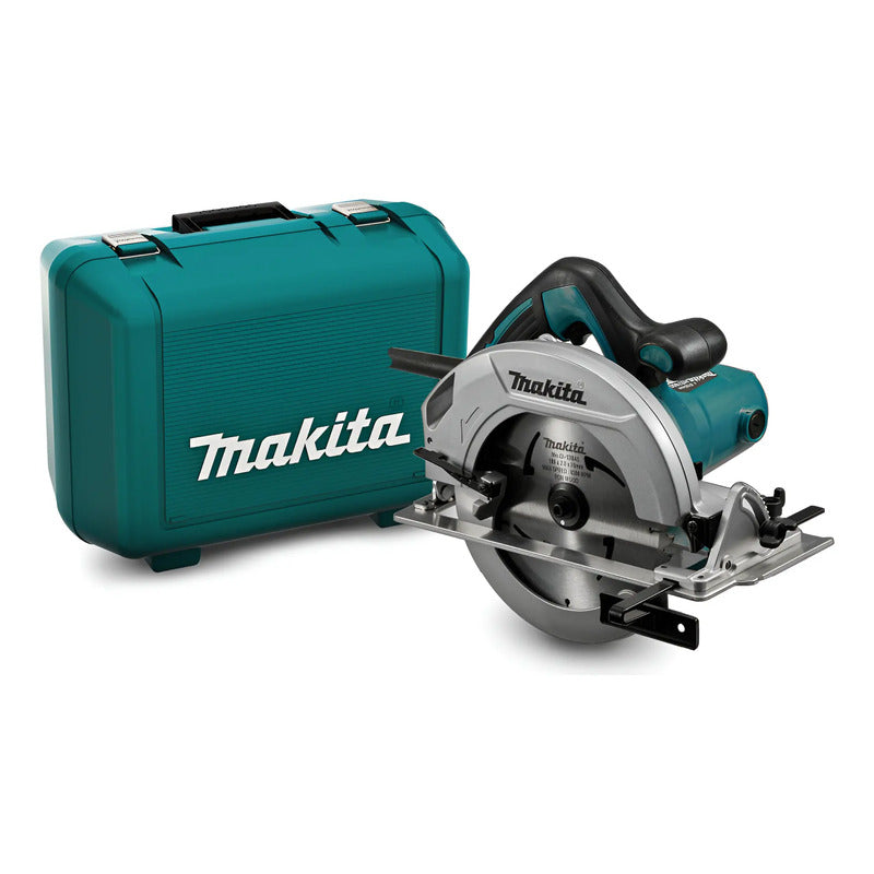 Sierra Circular Makita 7 1/4'' 1.200w Con Maleta Hs7600k  Verde Turquesa