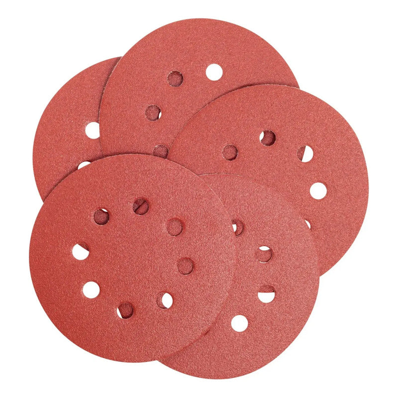 Pack 5 Discos De Lija 5'' (127mm) Grano 80 Dewalt Dw4301 80