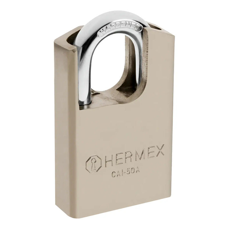 Candado Acero Anti-robo 50 Mm Hermex 