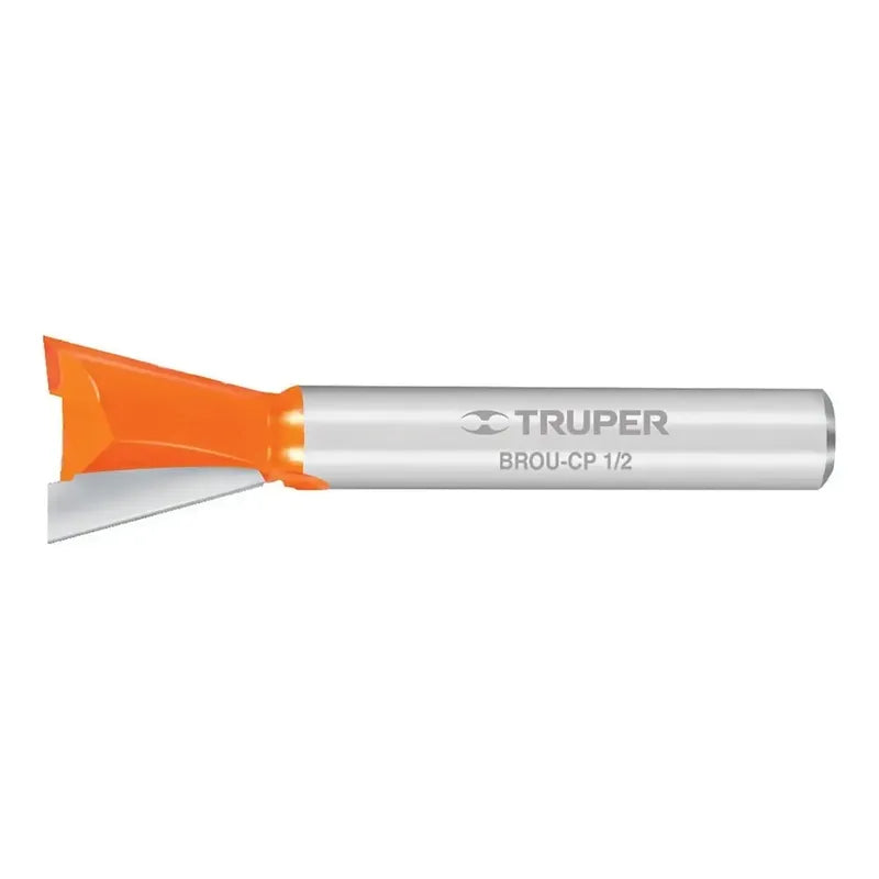 Fresa Para Router, Cola De Pato, 1/2  - Truper