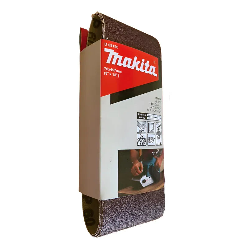 Lija De Banda 3 X 18 Pulgadas Grano 60 Makita D-59190 60
