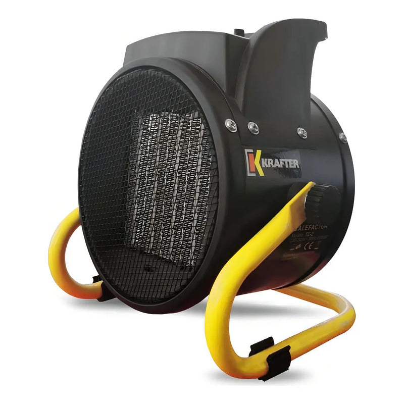 Turbocalefactor Eléctrico Krafter 2000w Negro 40mt2
