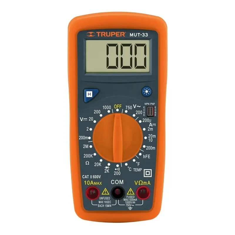 Multimetro Digital Mut 33 - Truper