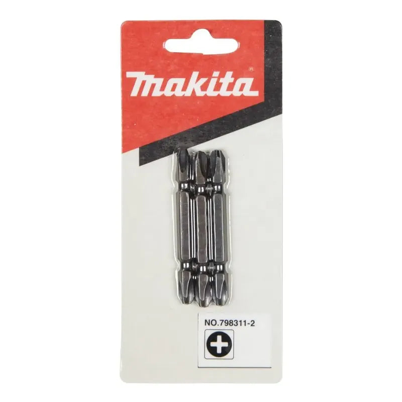 Set 3 Pcs Puntas Phillips N°3 X 65 Mm Doble Makita 798311-2