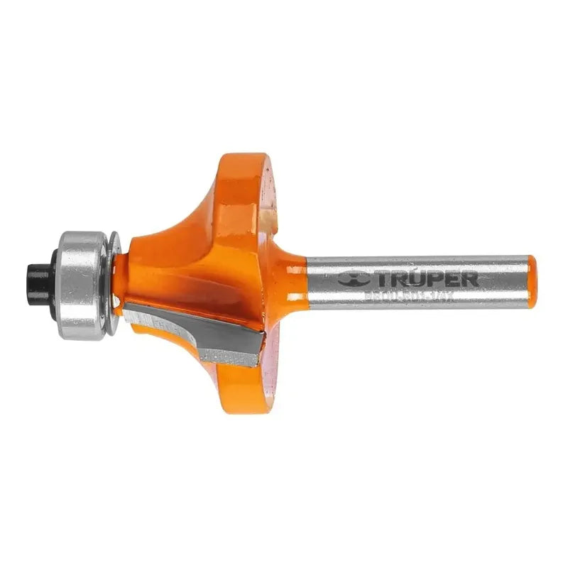 Fresa Para Router, Redondeado, 1-1/4  Con Balero, Truper