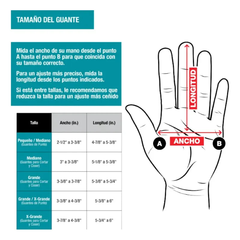 Guantes Reforzados Flexible Puño Abierto Makita T-04167 Verde