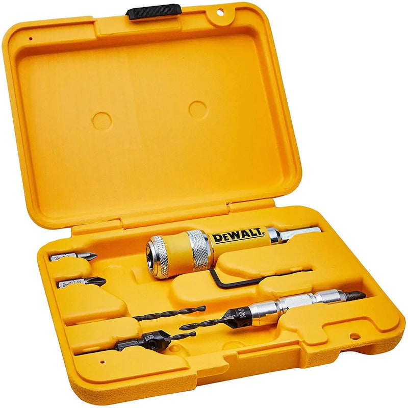 Set Avellanador Para Atornillar 8 Piezas Dewalt Dw2730