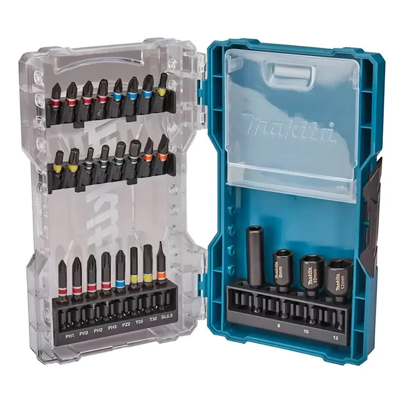 Set 28pzs Puntas Y Adaptadores E-07048 Makita