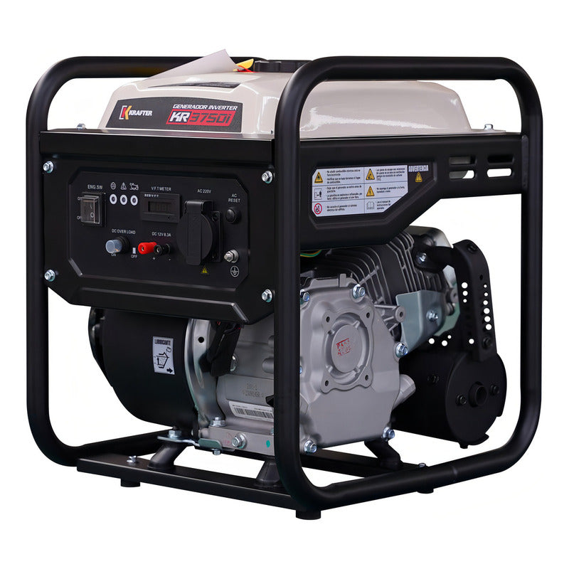 Generador Gasol. Inverter 3500w Krafter Kr3750i Part. Elec