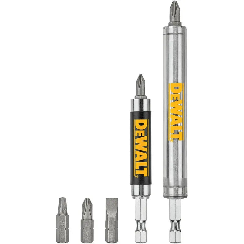 Set 2 Guías Magnéticas + 3 Puntas Atornillar Dewalt Dw2095
