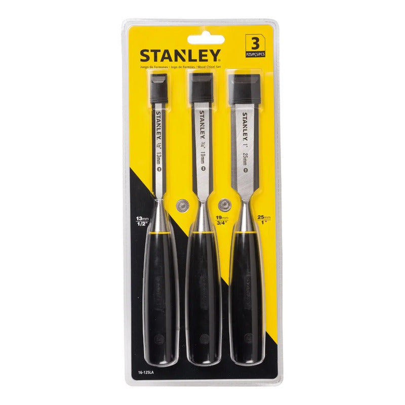 Juego De Formones 3 Piezas Serie 5000 Stanley 16-125la