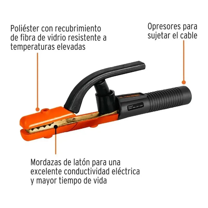 Pinza Portaelectrodo De 500a Truper Ppe-500 -  Envío Gratis