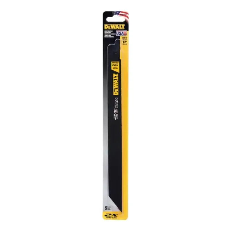 Set 5 Hojas De Sierra Sable Dewalt Dwa41812 - 12 - Bimetal