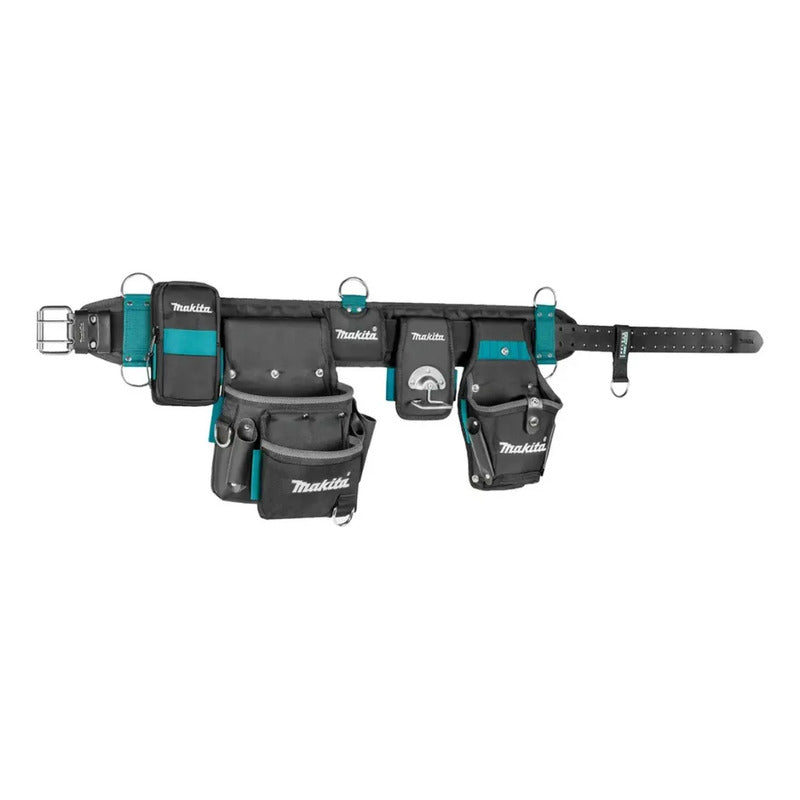 Cinturón Cuero Uso Pesado Con Porta Herramienta Makita Negro