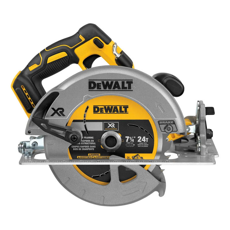 Sierra Circular Eléctrica Inalámbrica Dewalt Dcs570b 184mm 900w Amarilla Amarillo