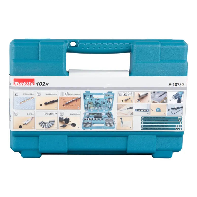 Set Makita Herramientas Manuales 102 Piezas Con Maleta