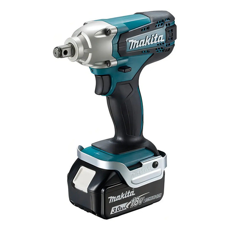 Llave De Impacto Inalámbrica Makita 1/2  190nm 2300rpm Dtw190rfe Con 2 Baterías 3ah Y Maletín Turquesa