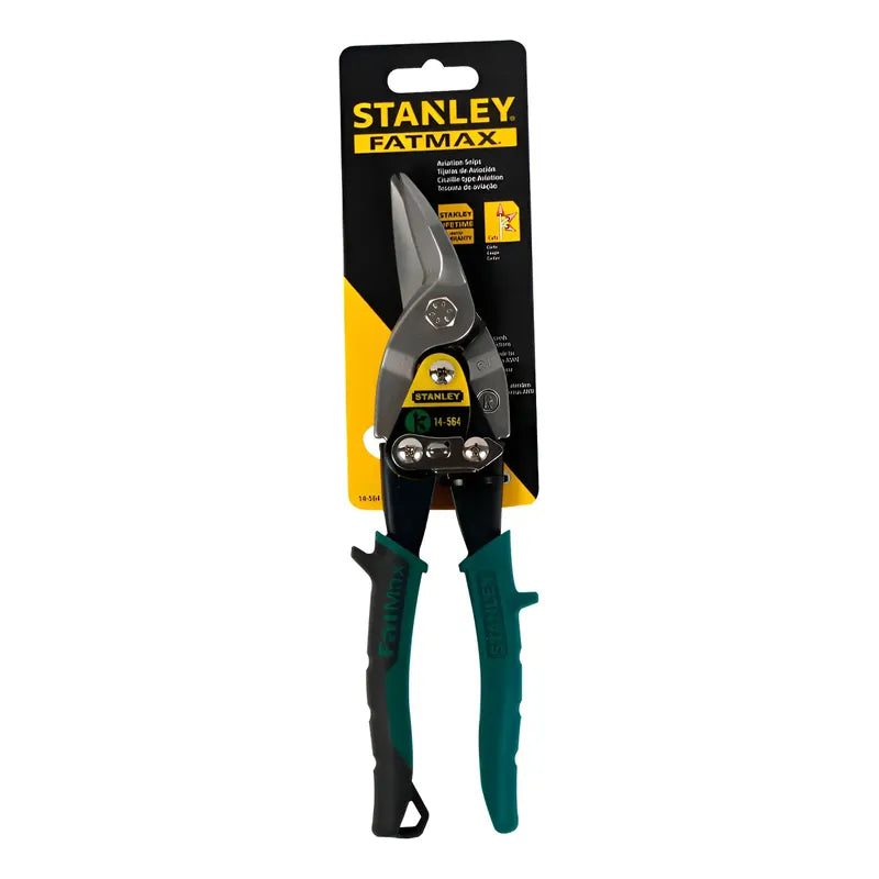 Tijeras De Aviación Corte Derecho 10' Stanley 14-564 Verde