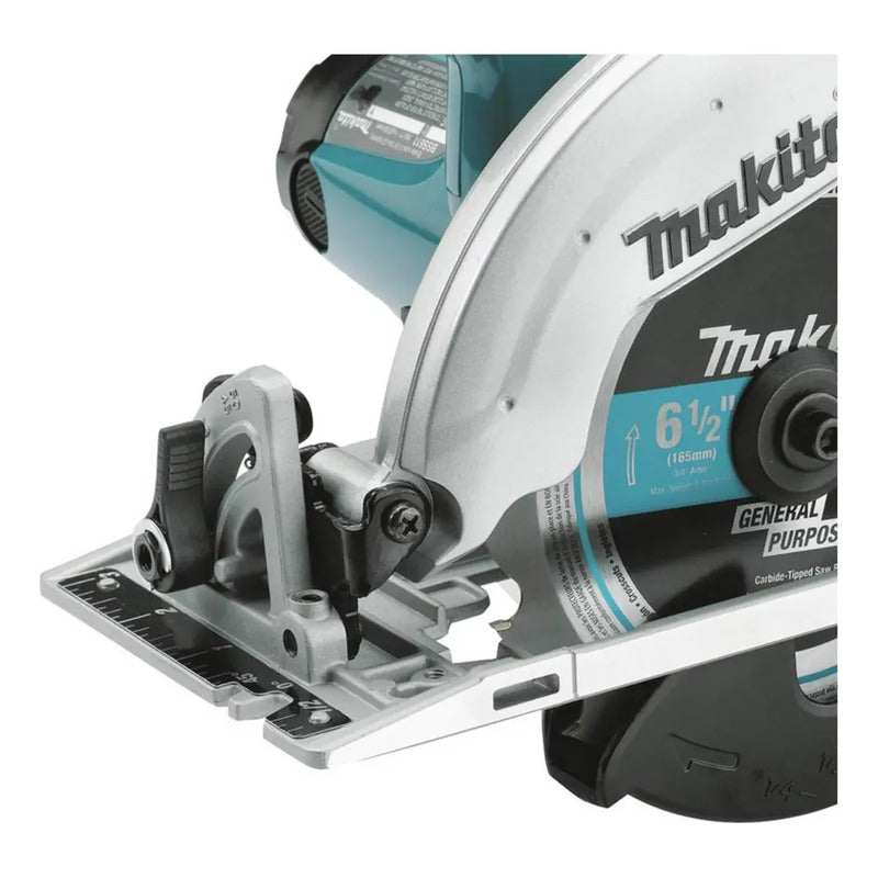 Sierra Circular Makita Inalámbrica Dss611z 6 1/2  Color Turq Turquesa/negro