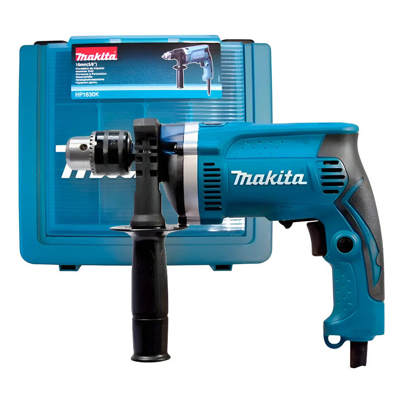Taladro Percutor 1/2  (13mm) 710w Makita Hp1630k Turquesa