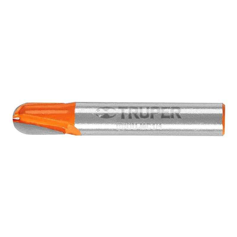 Fresa Para Router, Media Caña, 1/4  - Truper