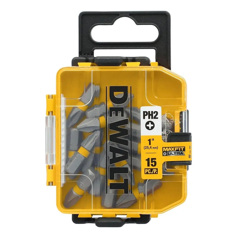 Set 15 Puntas Phillips 1'' Ph2 Maxfit Dwa1ph2umf15 Dewalt