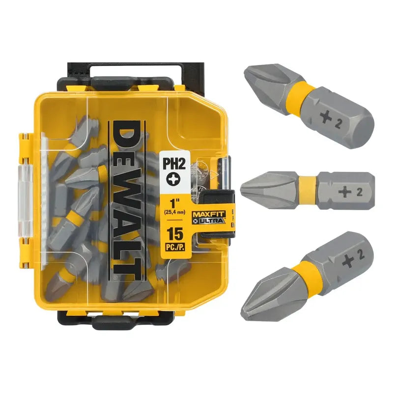 Set 15 Puntas Phillips 1'' Ph2 Maxfit Dwa1ph2umf15 Dewalt