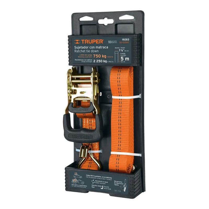 Eslinga Para Carga 2250kg 5 Mt Truper Su-2250c  Envío Gratis