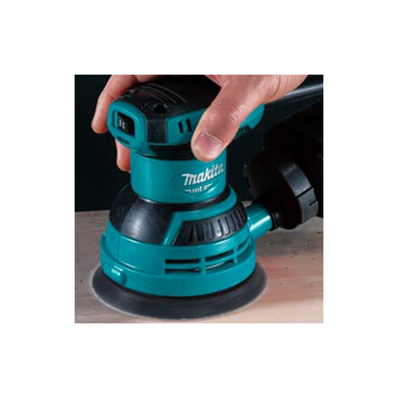Lijadora Roto-orbital 125mm 240w Makita Mt M9204b - Turquesa