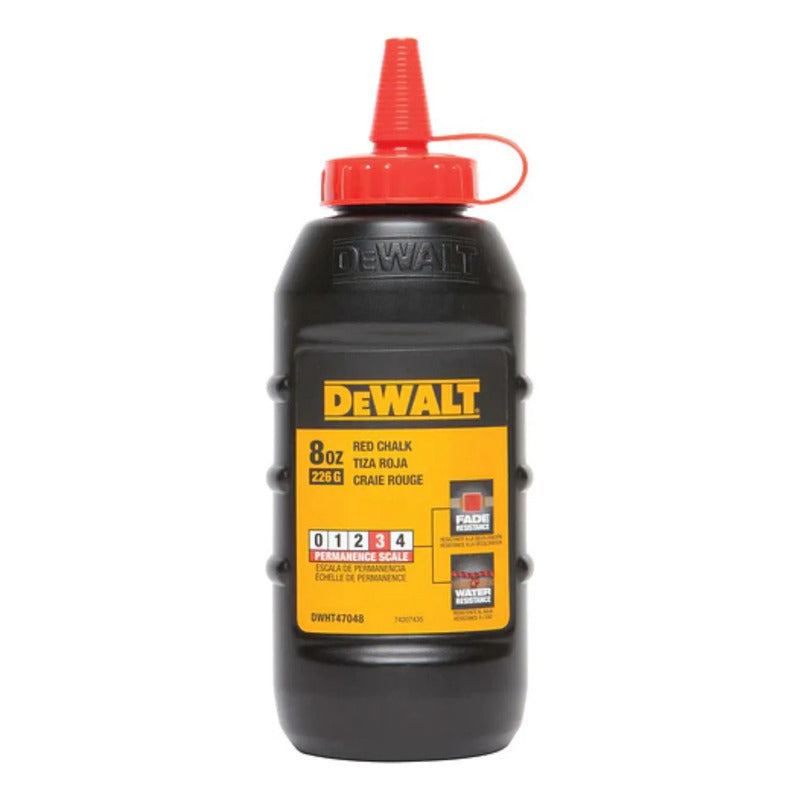 Tiza Roja 226g Escala Permanencia 3 Dewalt Dwht47048l