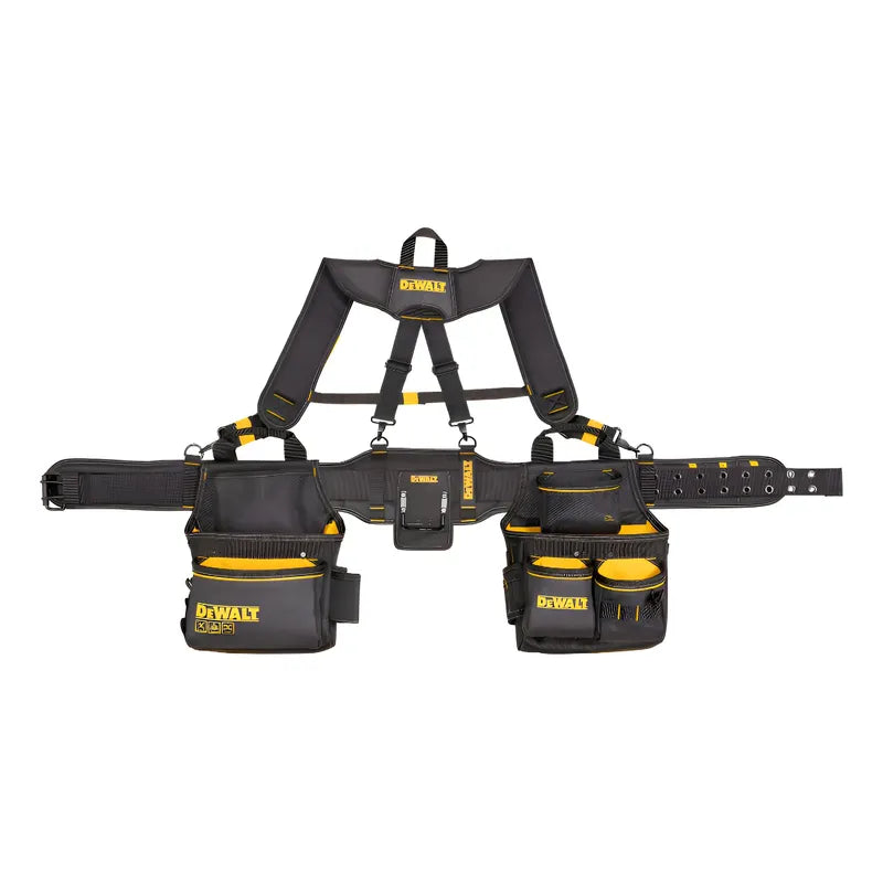 Cinturón Porta Herramientas Con Tirantes Dewalt Dwst540602 Amarillo