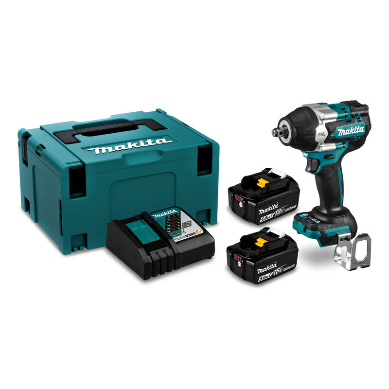 Llave De Impacto 1/2'' 18v 700 Nm/1000 Nm Makita Dtw700rtj  Celeste