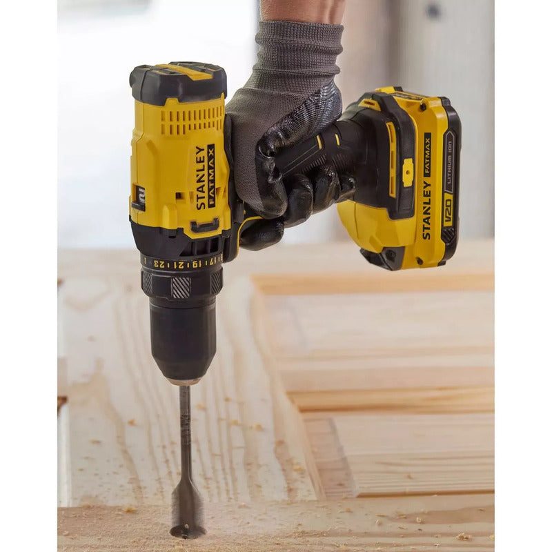 Destornillador Y Taladro Stanley Scd701b De 13mm 20v S/b S/c