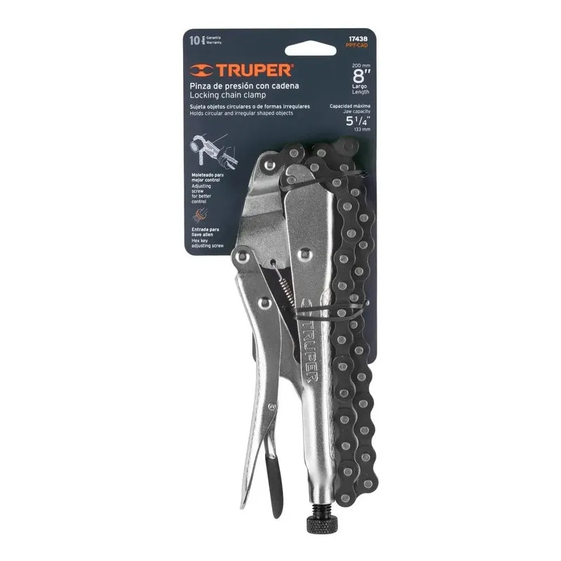 Caiman Tenaza De Cadena 8 PuLG. - Truper